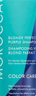Neutralizačný šampón pre blond vlasy Moroccanoil Blonde Perfecting Purple Shampoo - 200 ml (PURS200) + darček zadarmo 5