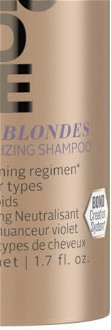 Neutralizačný šampón pre blond vlasy Schwarzkopf Professional BlondMe Cool Blondes Shampoo - 50 ml (2631955) 9