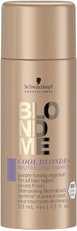 Neutralizačný šampón pre blond vlasy Schwarzkopf Professional BlondMe Cool Blondes Shampoo - 50 ml (2631955)
