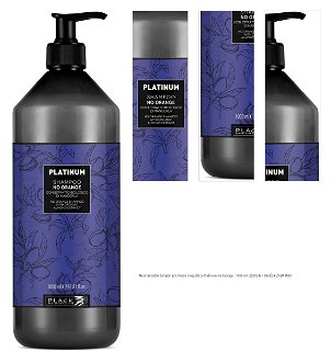 Neutralizačný šampón pre tmavé vlasy Black Platinum No Orange - 1000 ml (250034) + darček zadarmo 1