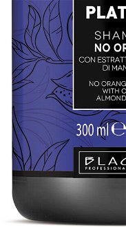 Neutralizačný šampón pre tmavé vlasy Black Platinum No Orange - 300 ml (250035) + darček zadarmo 8