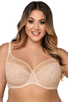 Nevystužená podprsenka Ava Lingerie 1396 Crystal Béžová 75K