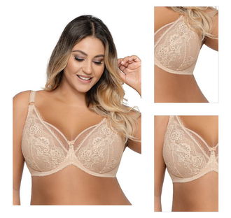 Nevystužená podprsenka Ava Lingerie 1824 Soft Béžová 100B 3