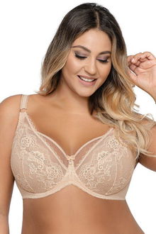 Nevystužená podprsenka Ava Lingerie 1824 Soft Béžová 100B