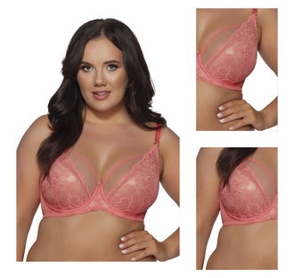 Nevystužená podprsenka Ava Lingerie 1824 Soft Korálová 100B 3