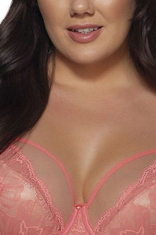 Nevystužená podprsenka Ava Lingerie 1824 Soft Korálová 100B 5