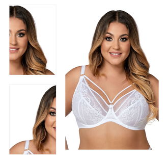 Nevystužená podprsenka Ava Lingerie 1824 Venus Biela 65J 4