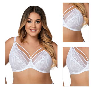 Nevystužená podprsenka Ava Lingerie 1824 Venus Biela 75G 3