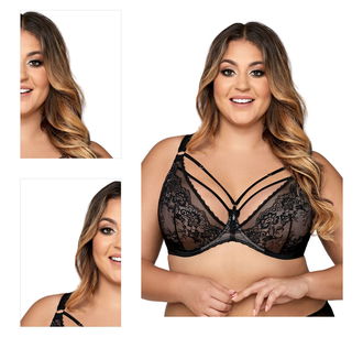 Nevystužená podprsenka Ava Lingerie 1824 Venus Čierna 100D 4