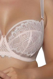 Nevystužená podprsenka Ava Lingerie 2077 Rossa Petal Svetloružová 100C 9