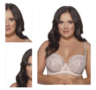 Nevystužená podprsenka Ava Lingerie 2077 Rossa Petal Svetloružová 100C 4