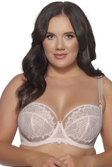 Nevystužená podprsenka Ava Lingerie 2077 Rossa Petal Svetloružová 65G 2