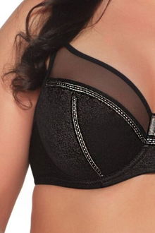 Nevystužená podprsenka Ava Lingerie 2090 Čierna 100C 8