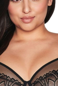 Nevystužená podprsenka Ava Lingerie 2115 Čierna 65G 5