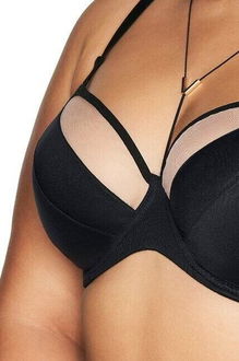 Nevystužená podprsenka Ava Lingerie 2136 Čierna 105F 8