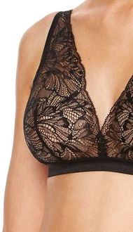 Nevystužená podprsenka Gorteks Harlow/B2 - bralette Čierna 75C 8