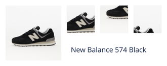 New Balance 574 Black 1