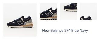 New Balance 574 Blue Navy 1