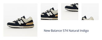 New Balance 574 Natural Indigo 1