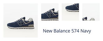 New Balance 574 Navy 1