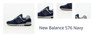 New Balance 576 Navy 1