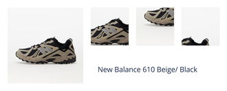 New Balance 610 Beige/ Black 1