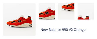 New Balance 990 V2 Orange 1