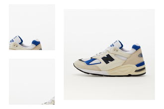 New Balance 990 White/ Blue 4