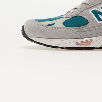 New Balance 991 Grey/ Teal 8