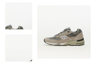 New Balance 991 Grey/ White/ Silver 4