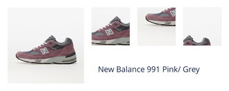 New Balance 991 Pink/ Grey 1