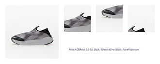 Nike ACG Moc 3.5 SE Black/ Green Glow-Black-Pure Platinum 1