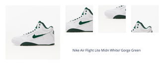 Nike Air Flight Lite Midn White/ Gorge Green 1