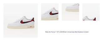 Nike Air Force 1 '07 LV8 White/ University Red-Stadium Green 1