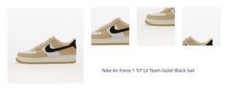 Nike Air Force 1 '07 LX Team Gold/ Black-Sail 1