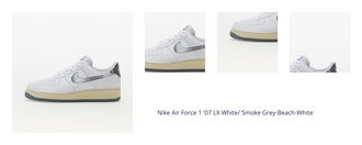 Nike Air Force 1 '07 LX White/ Smoke Grey-Beach-White 1