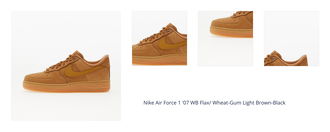 Nike Air Force 1 '07 WB Flax/ Wheat-Gum Light Brown-Black 1