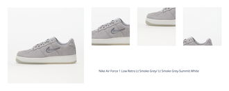 Nike Air Force 1 Low Retro Lt Smoke Grey/ Lt Smoke Grey-Summit White 1