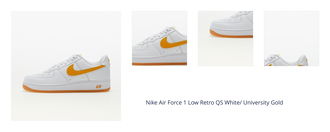 Nike Air Force 1 Low Retro QS White/ University Gold 1