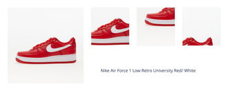 Nike Air Force 1 Low Retro University Red/ White 1