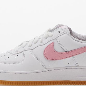 Nike Air Force 1 Low Retro White/ Pink-Gum Yellow-Metallic Gold 5