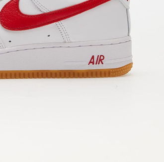 Nike Air Force 1 Low Retro White/ University Red-Gum Yellow 9