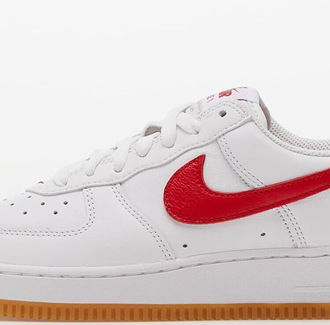 Nike Air Force 1 Low Retro White/ University Red-Gum Yellow 5