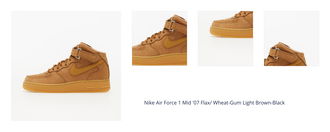 Nike Air Force 1 Mid '07 Flax/ Wheat-Gum Light Brown-Black 1