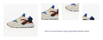 Nike Air Huarache Rattan/ Hyper Royal-Bright Mandarin-Black 1