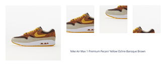 Nike Air Max 1 Premium Pecan/ Yellow Ochre-Baroque Brown 1