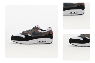 Nike Air Max 1 Premium White/ Slate Blue-Black-Soft Grey 3