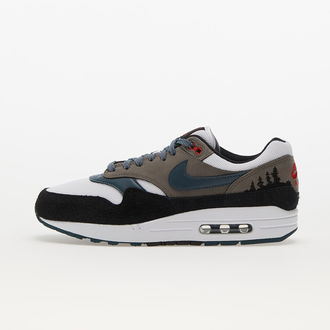 Nike Air Max 1 Premium White/ Slate Blue-Black-Soft Grey 2