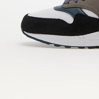 Nike Air Max 1 Premium White/ Slate Blue-Black-Soft Grey 8