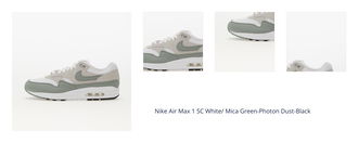 Nike Air Max 1 SC White/ Mica Green-Photon Dust-Black 1